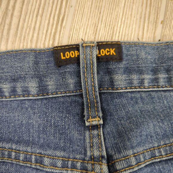 Ariat Men's 38x32 Rebar M4 Relaxed Fit Bootcut Jeans with Loop Lock - Picture 7 of 9